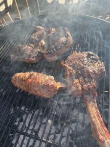 Flying T Meat Market Athens TX - Tomahawk burger bomb sirloin steak