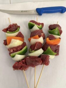 Flying T Meat Market Athens TX filet kabobs